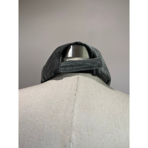 Calia Velvet Gray Baseball Cap Adjustable Strapback Black Women’s - Picture 5 of 7